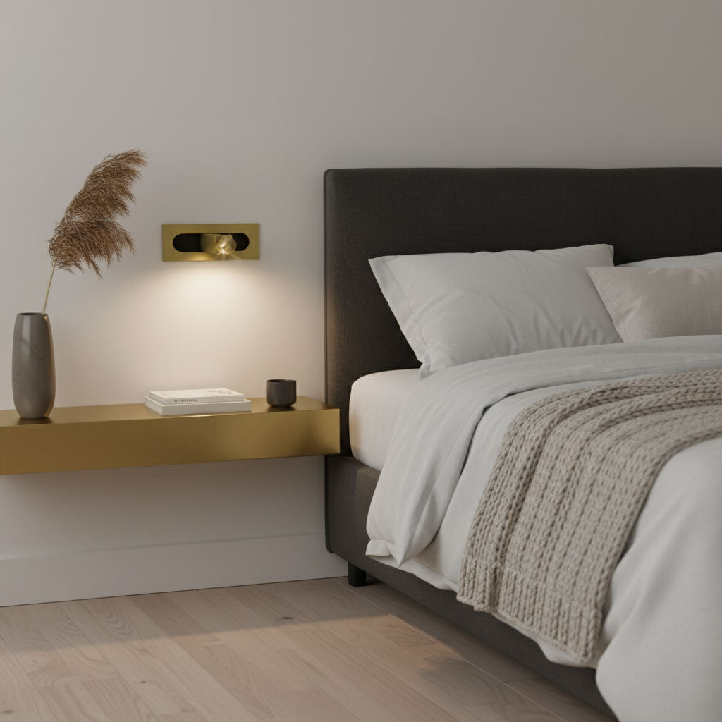 Recessed Rotating Reading Light Bedside Touch