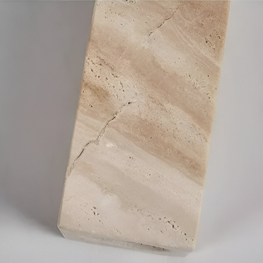 Natural Travertine LED Cylinder Ceiling Light