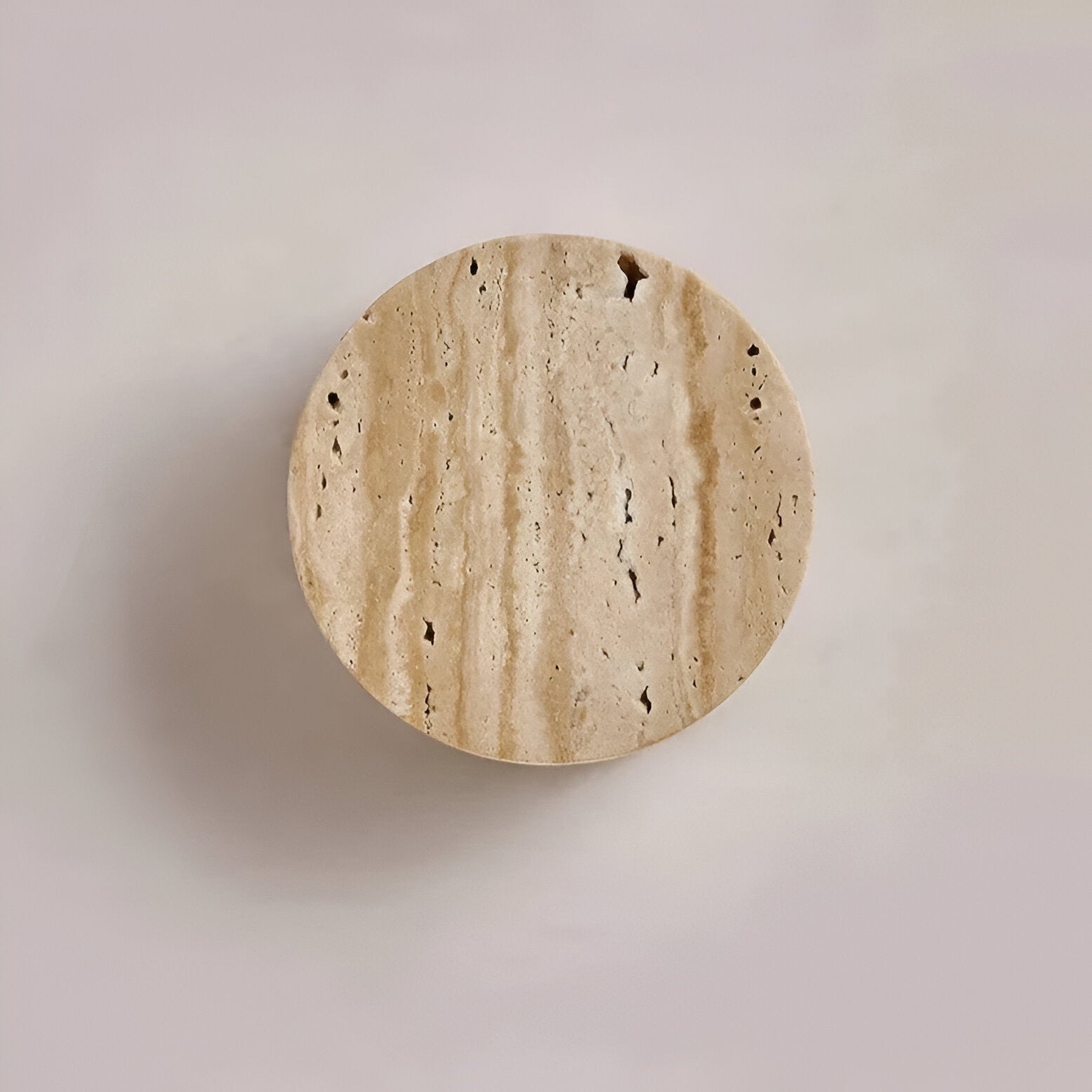 Wabi Sabi Travertine Sconce with Up Down Glow