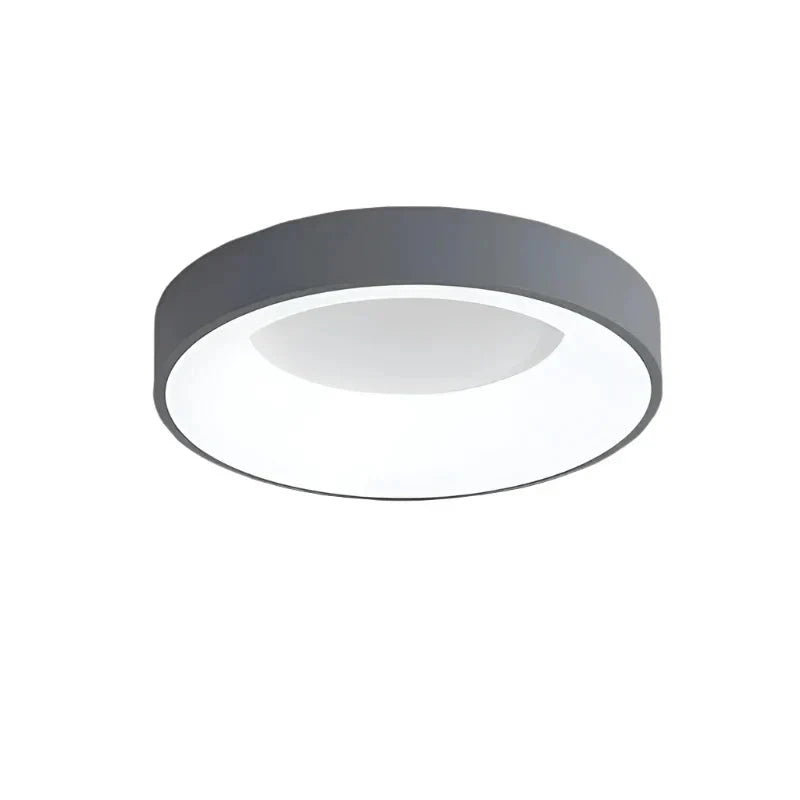Nordic Round LED Ceiling Light with Soft Halo