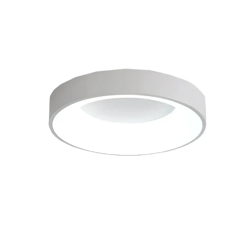 Nordic Round LED Ceiling Light with Soft Halo