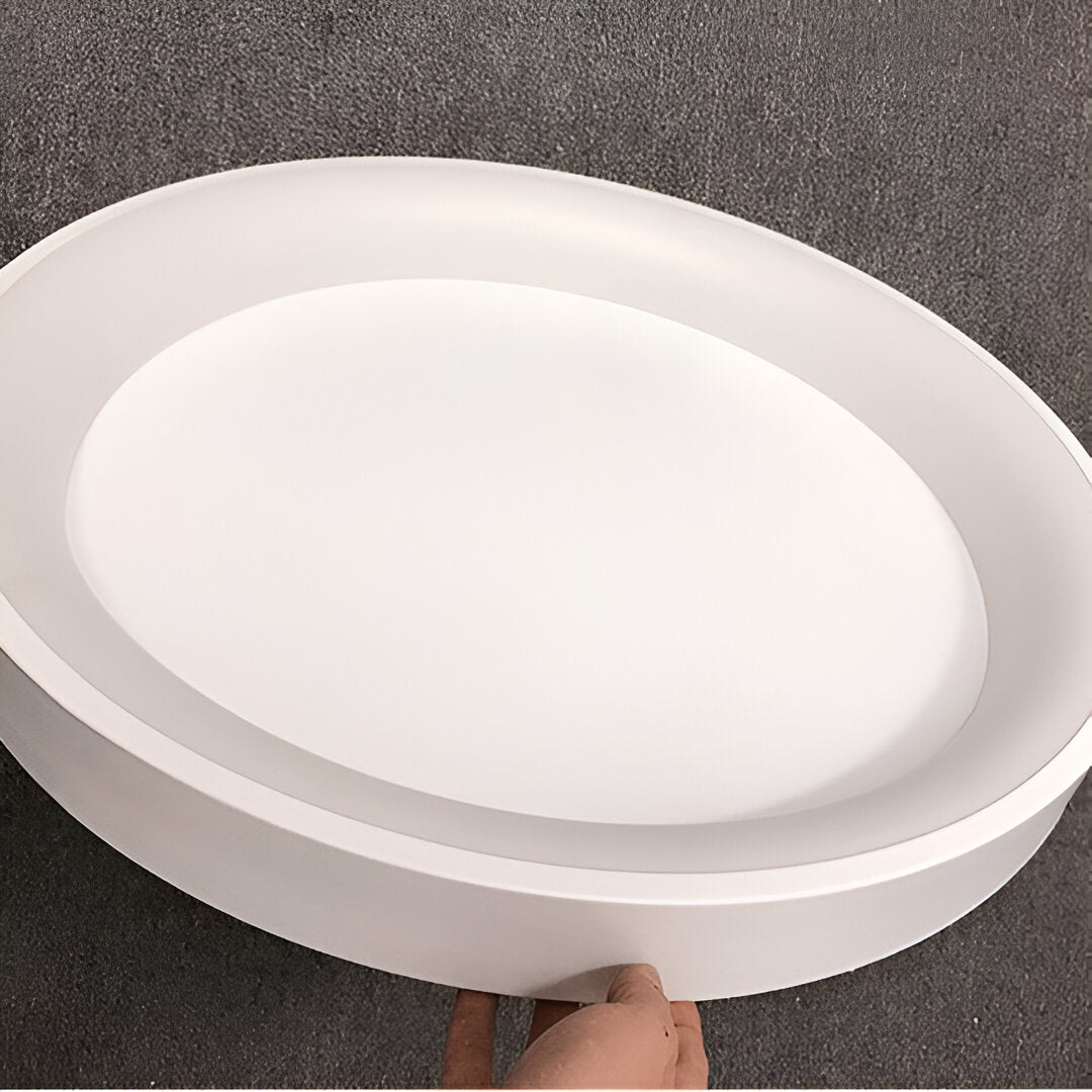 Nordic Round LED Ceiling Light with Soft Halo