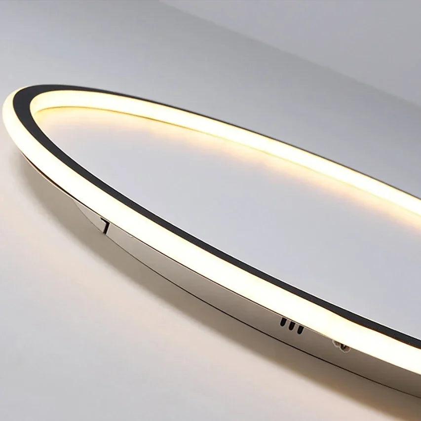 Scandinavian LED Ring Ceiling Light Fixture