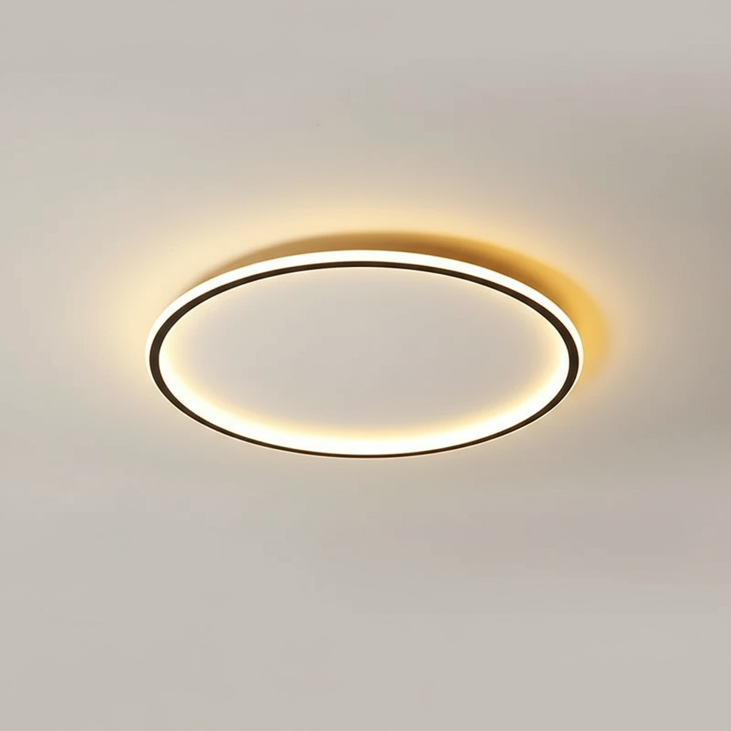 Scandinavian LED Ring Ceiling Light Fixture