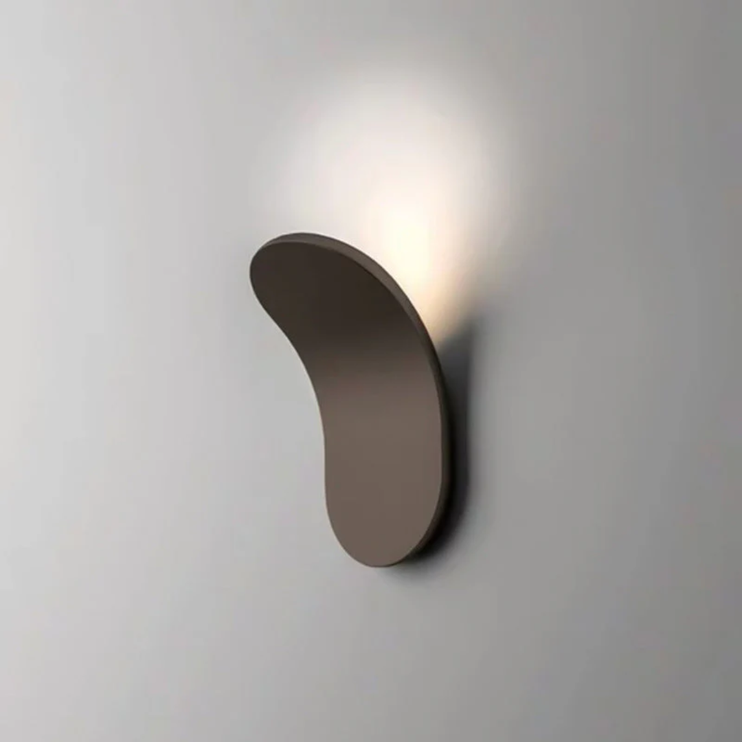 Scandinavian LED Wall Sconce with Upward Glow