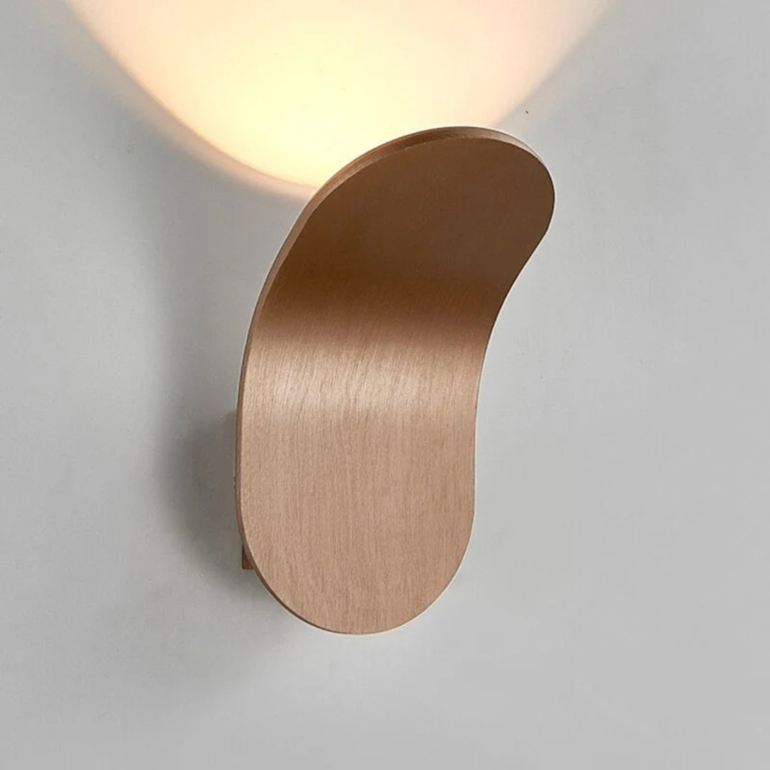 Scandinavian LED Wall Sconce with Upward Glow