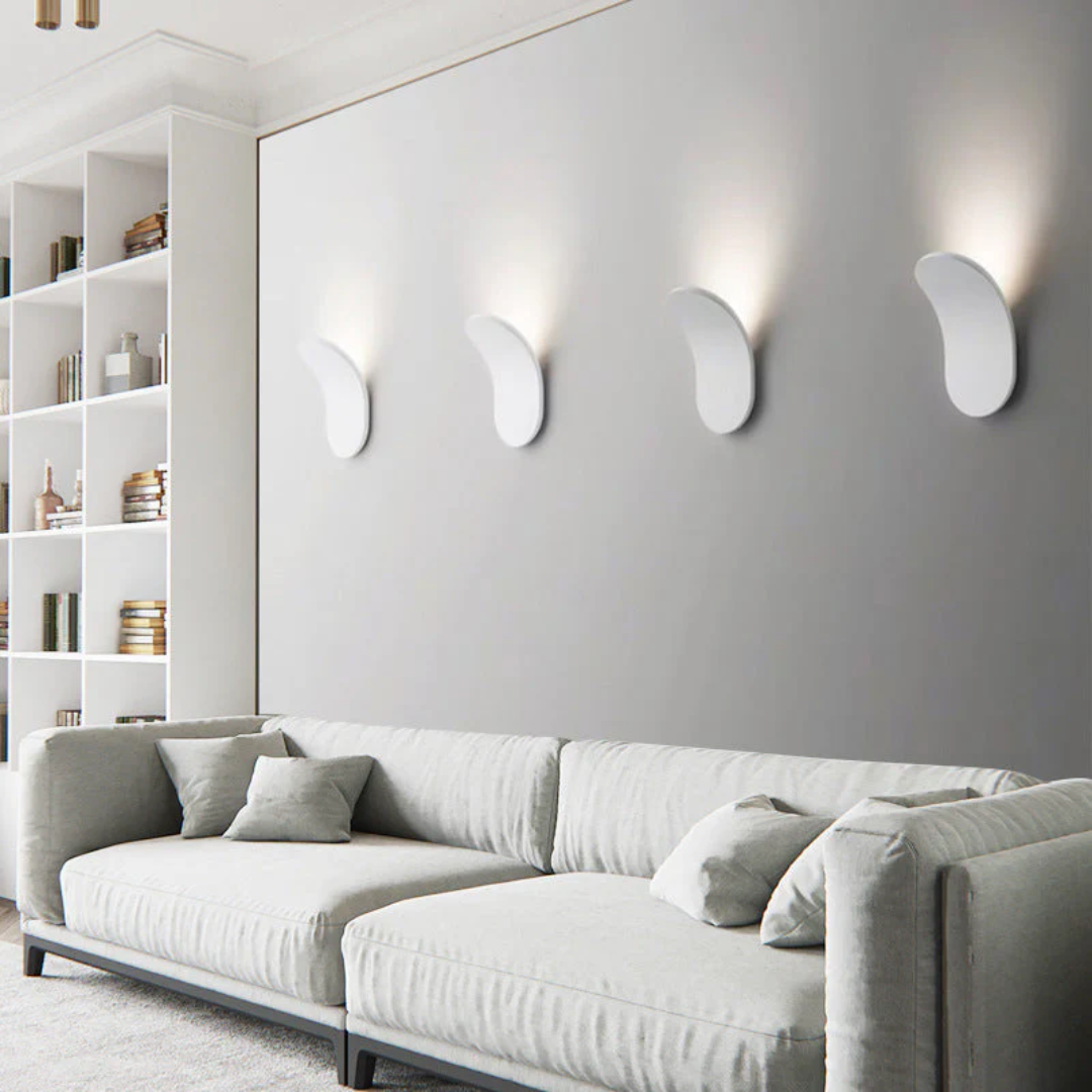 Scandinavian LED Wall Sconce with Upward Glow