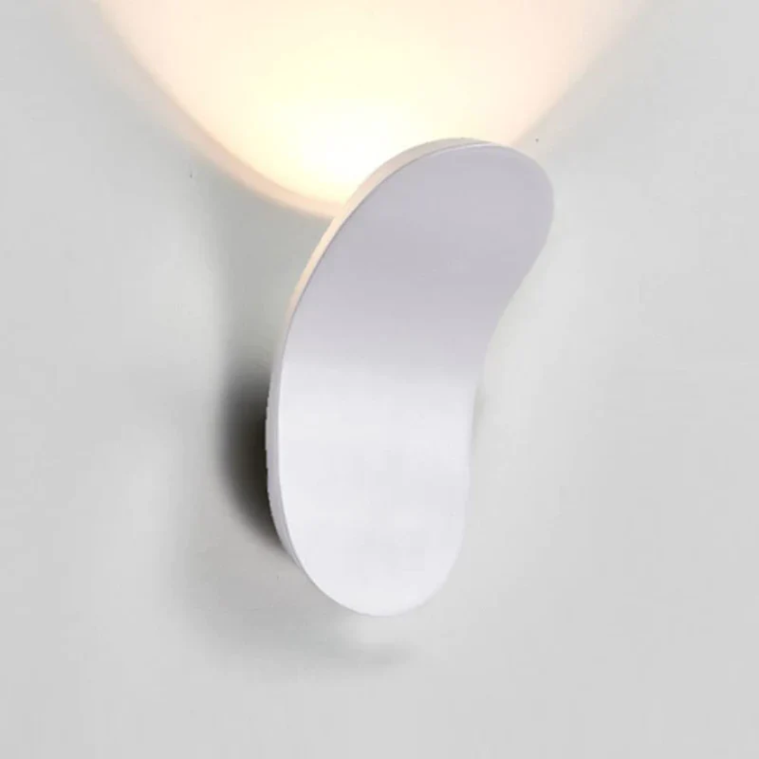 Scandinavian LED Wall Sconce with Upward Glow