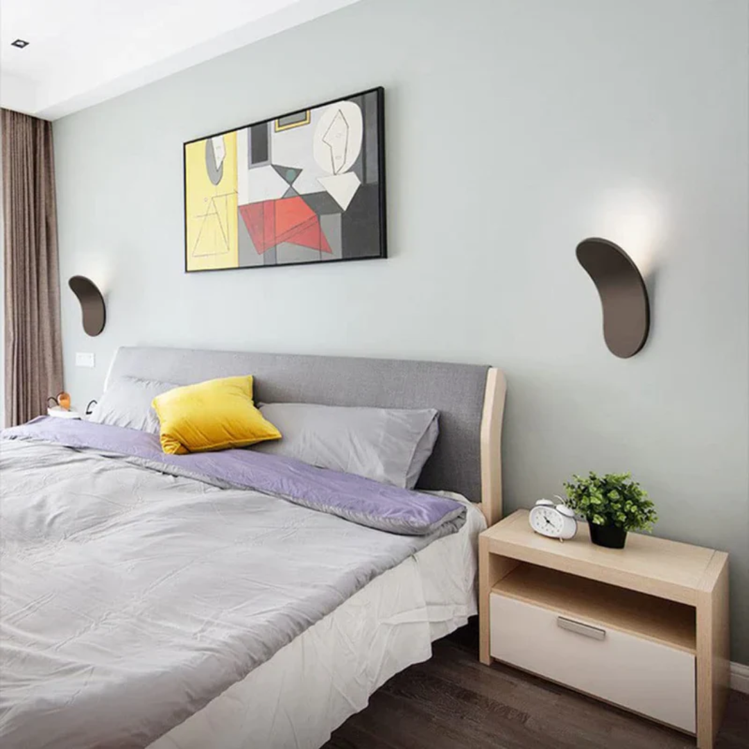 Scandinavian LED Wall Sconce with Upward Glow