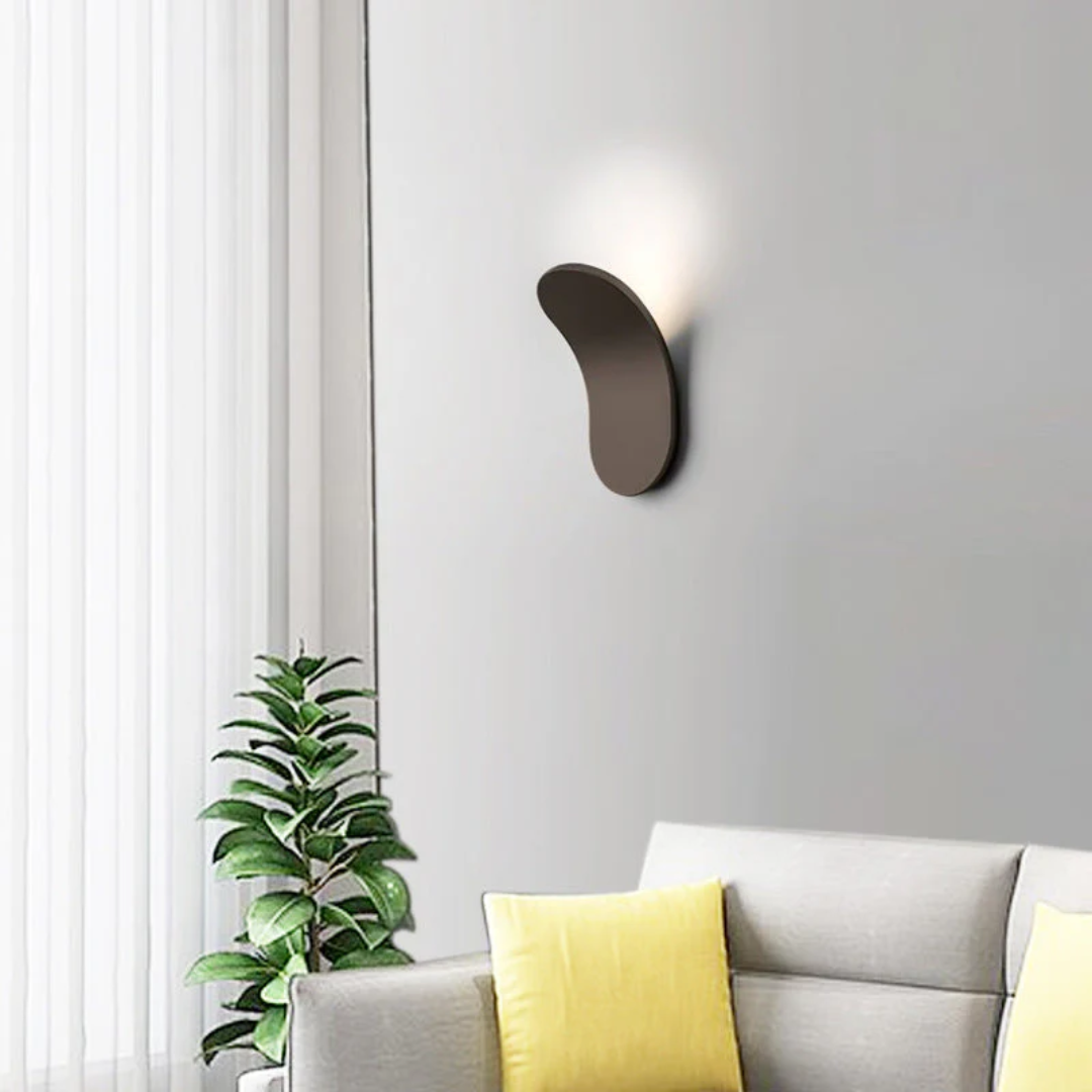 Scandinavian LED Wall Sconce with Upward Glow