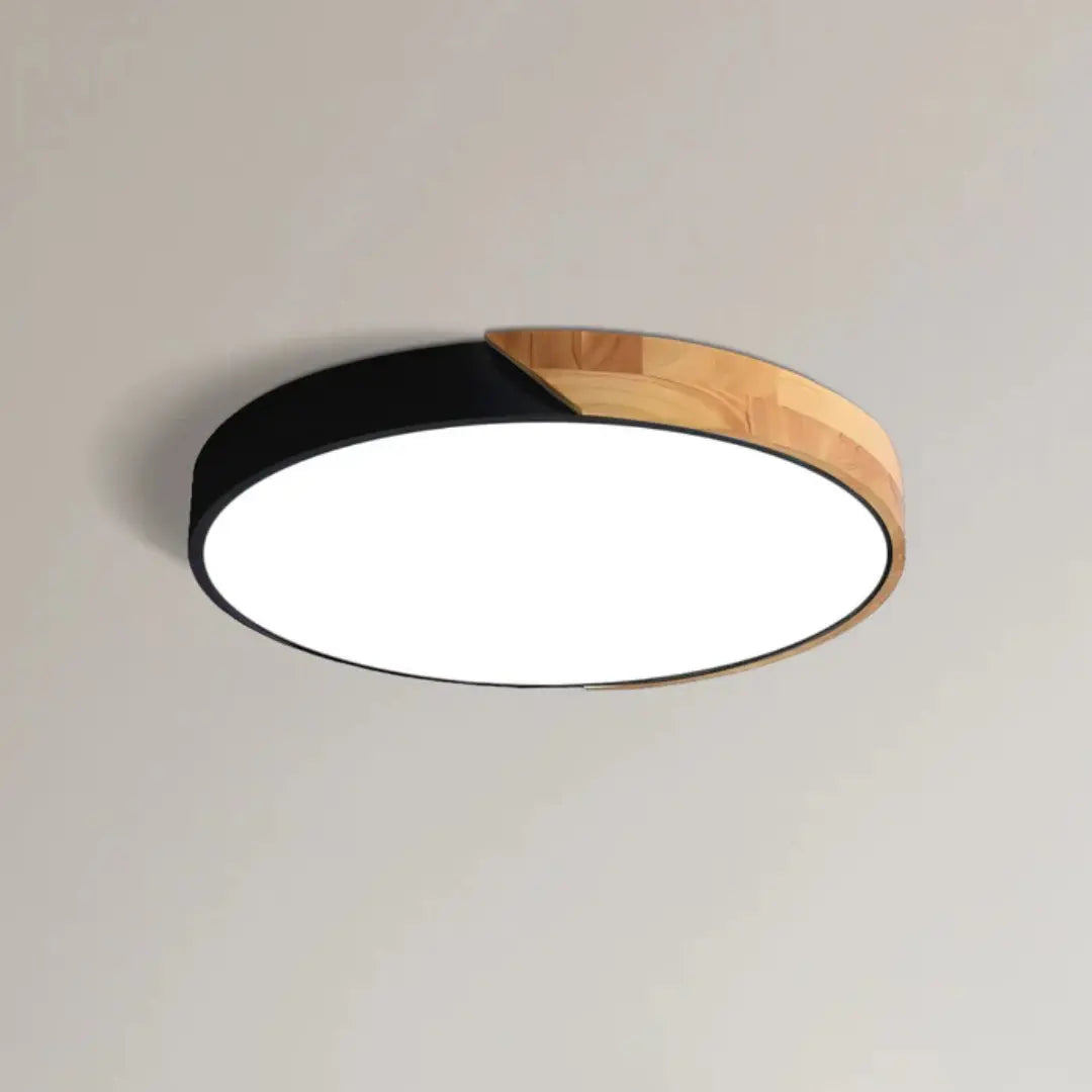 Modern Wood LED Ceiling Light Flush Mount