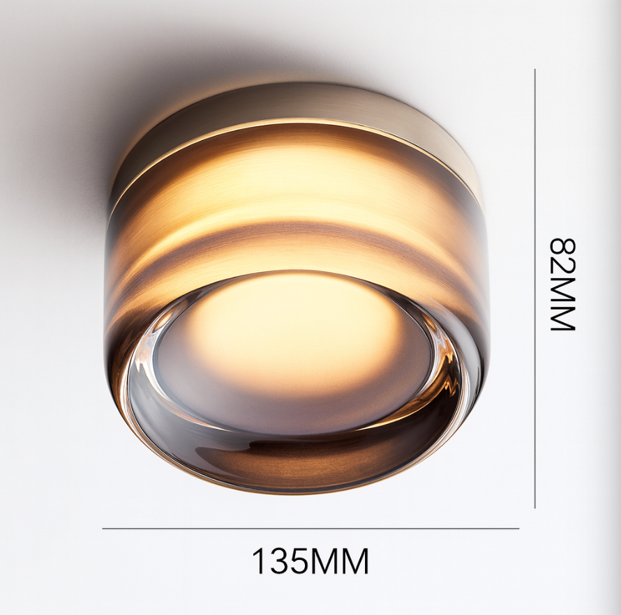 Nordic Acrylic Wall Sconce with Dimple Shade