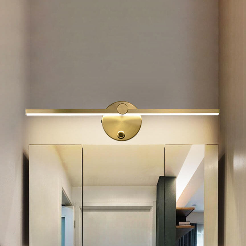 Slim Aluminum Bar LED Wall Light with Switch