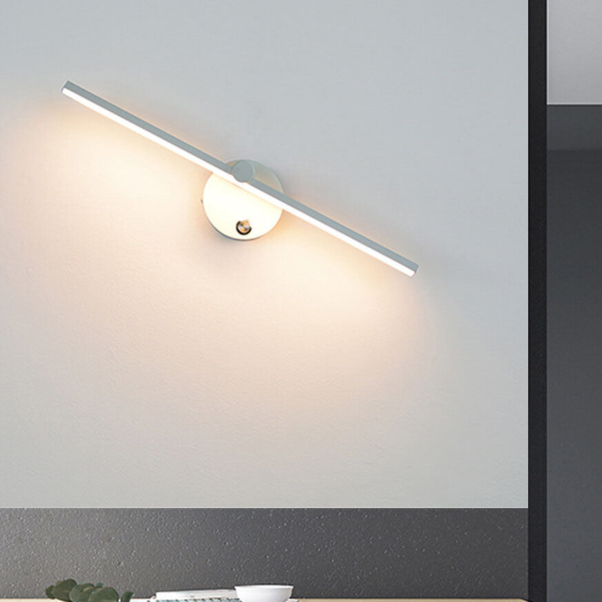 Slim Aluminum Bar LED Wall Light with Switch