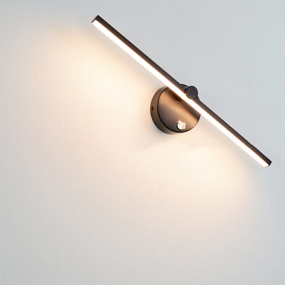 Slim Aluminum Bar LED Wall Light with Switch