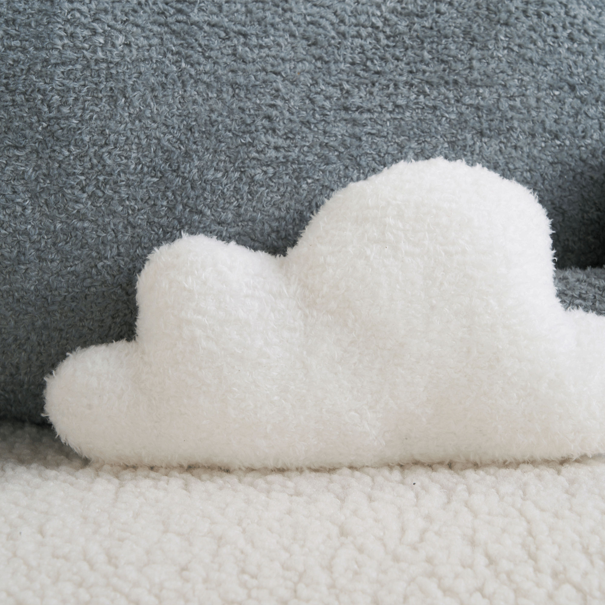 Soft Cloud Shaped Pillow with Plush Texture