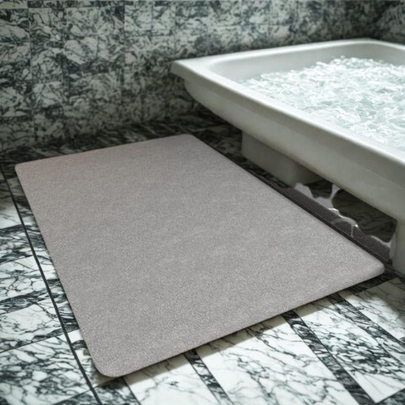 Soft Quick-Dry Bath Mat with Non-Slip Grip