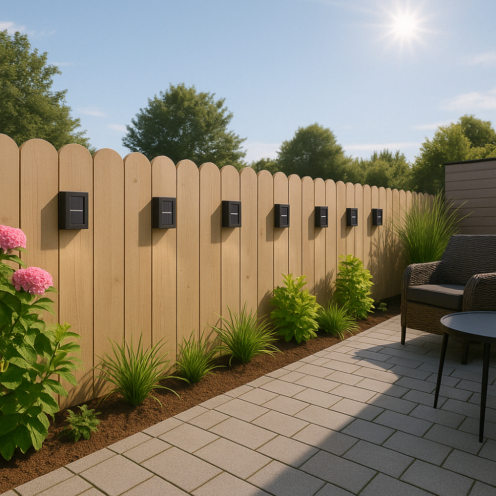 Solar Wall Light with Warm Up-and-Down Glow