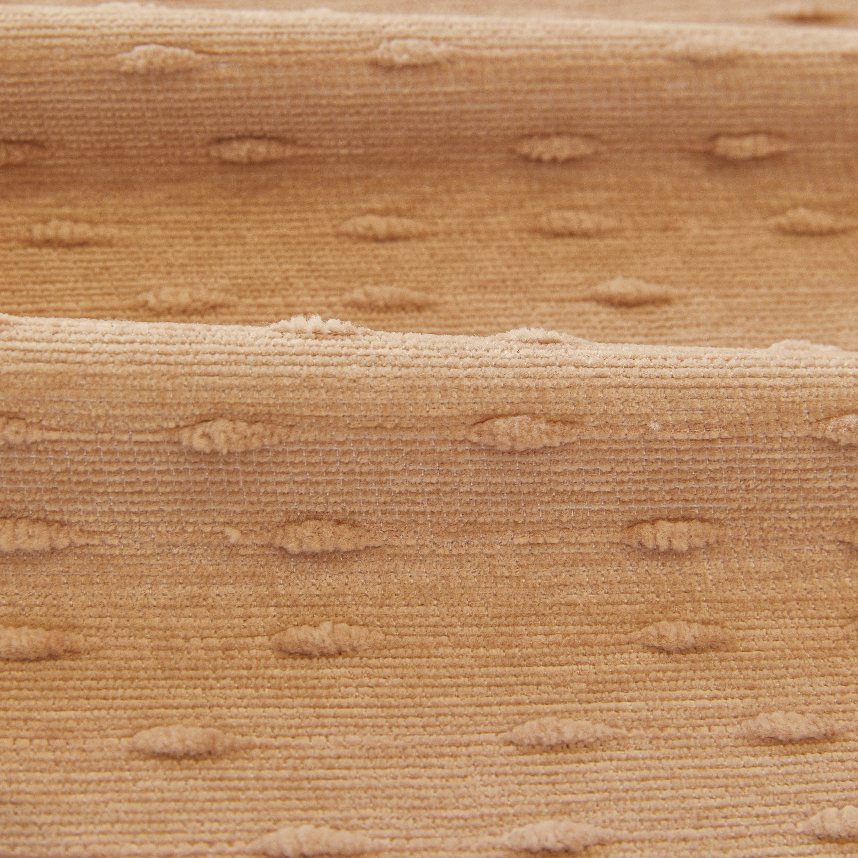 Textured Chenille Sofa Cover with Fringe Trim