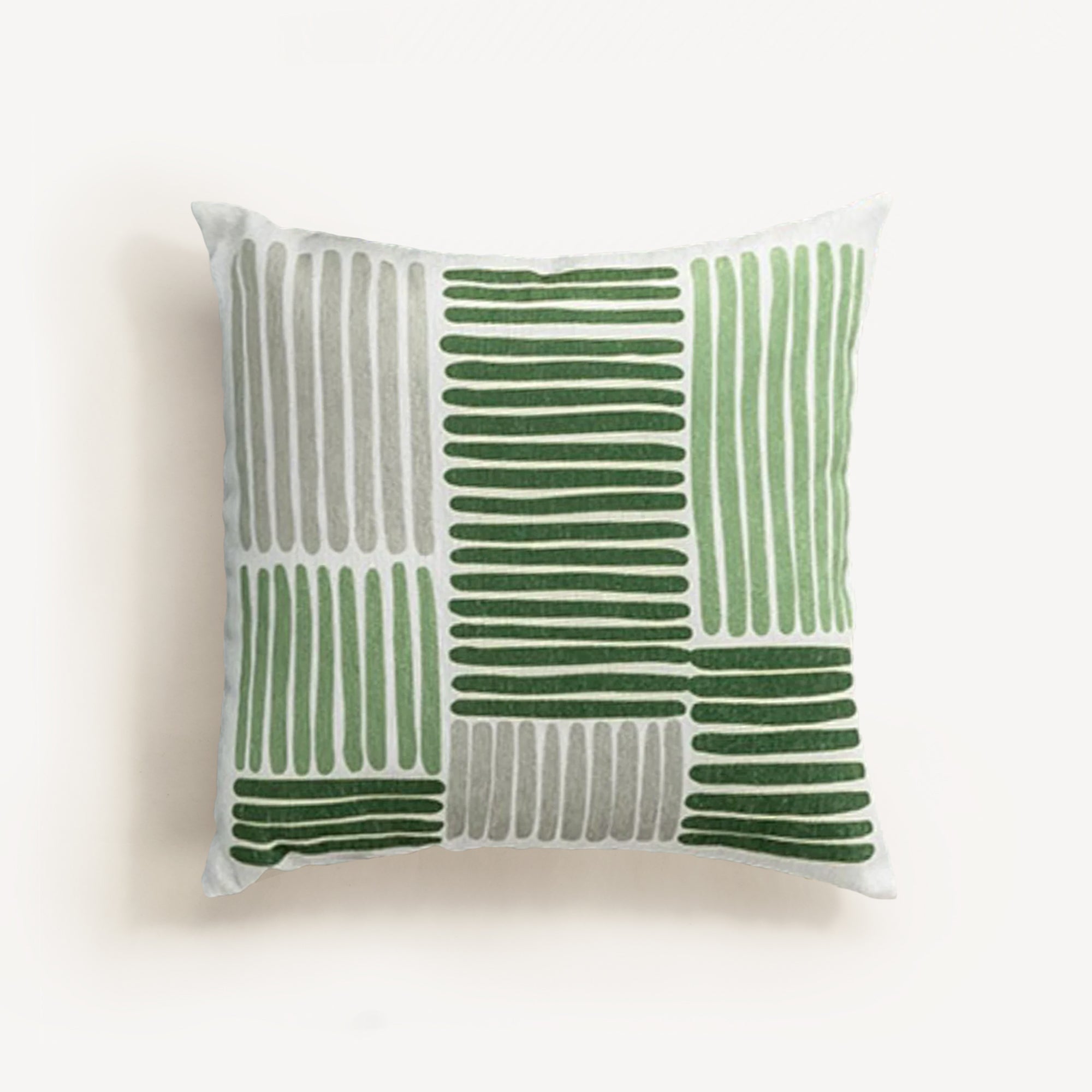 Textured Pillow Cover with Modern Patterns