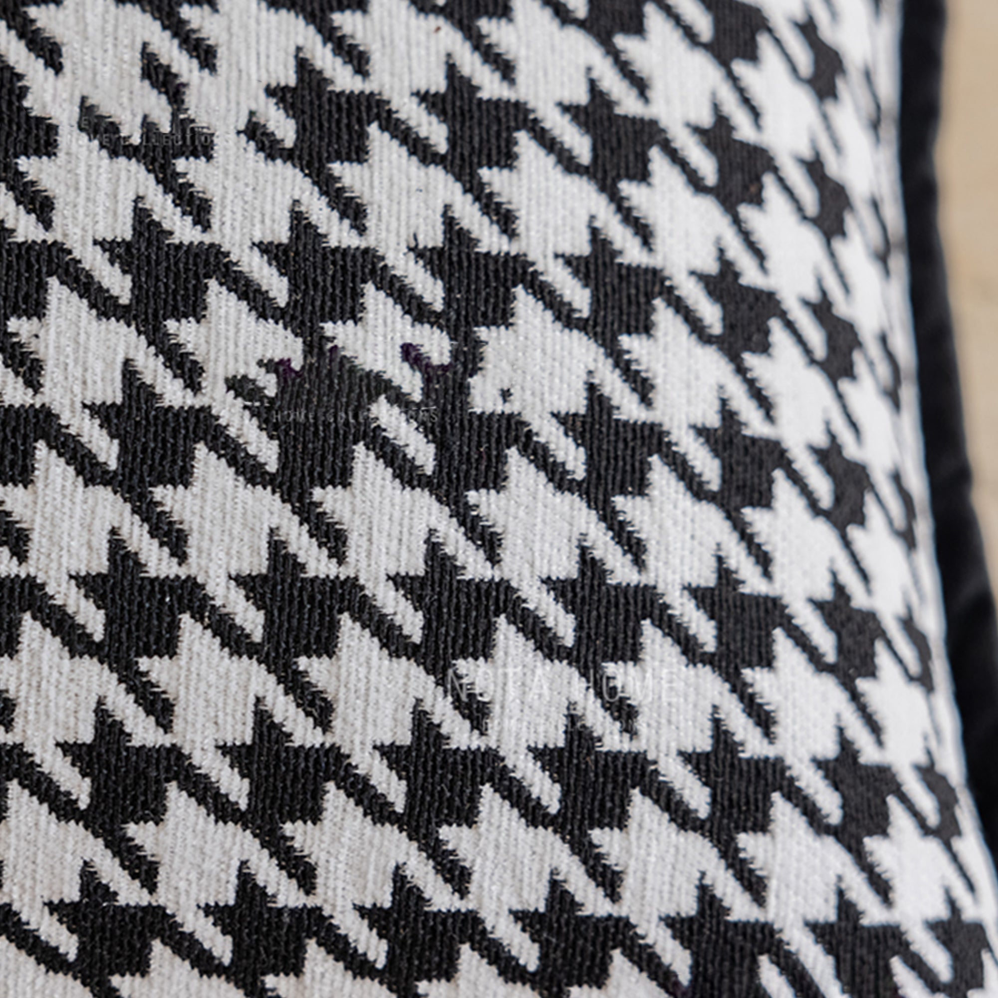 Textured Pillow Cover with Modern Patterns