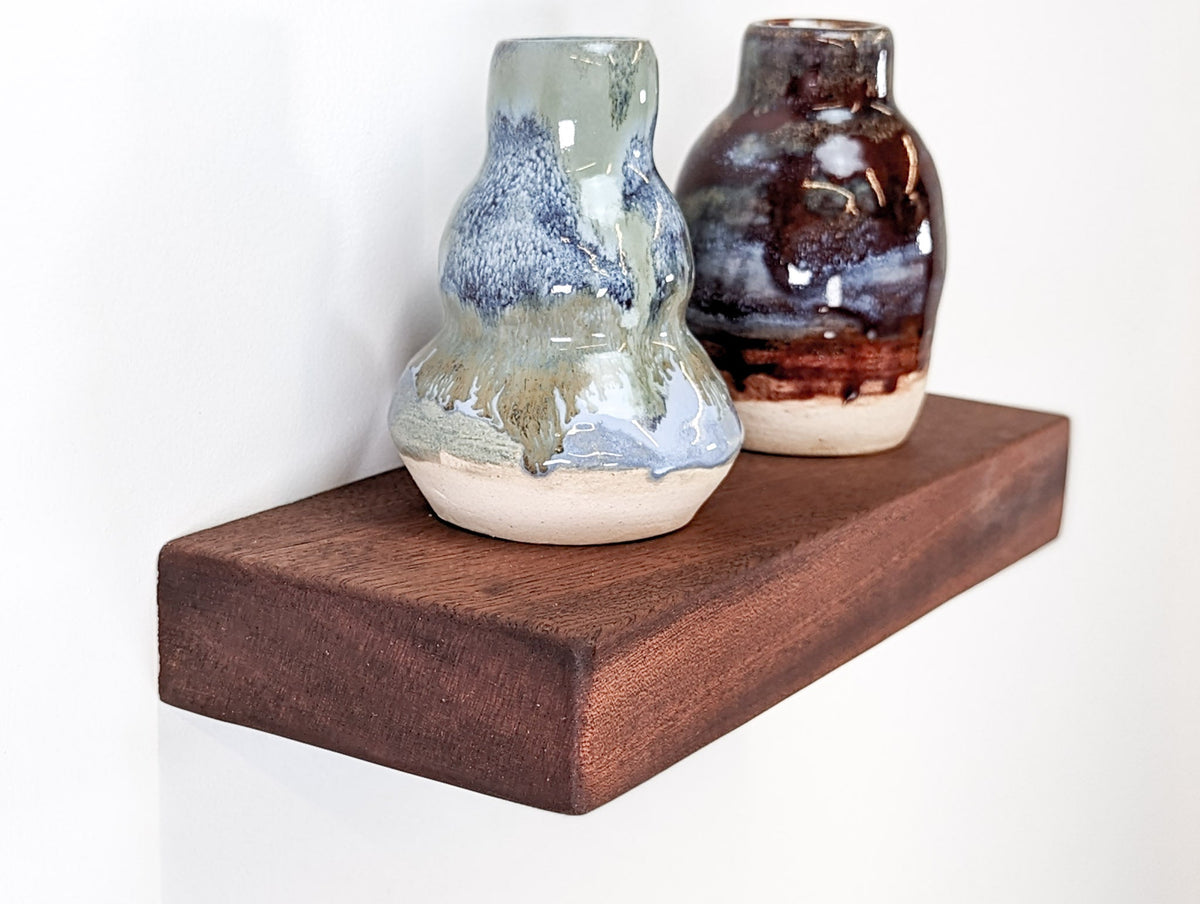 Thick Oak Floating Shelf in 6" to 10" lengths