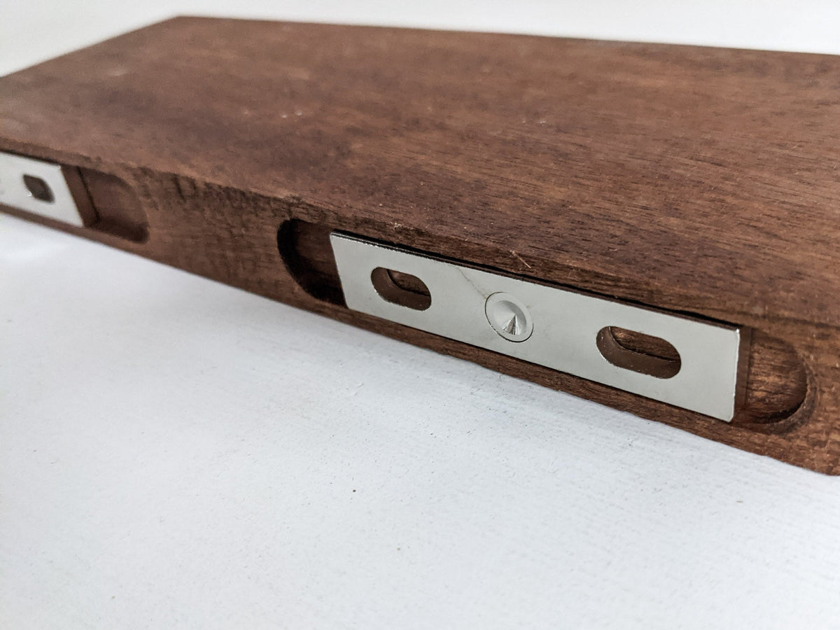 Vinyl Record Floating Shelf in Mahogany