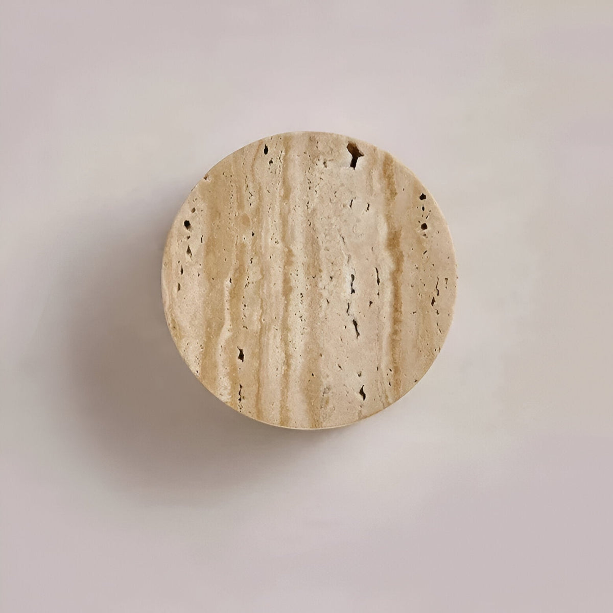 Wabi Sabi Travertine Sconce with Up Down Glow