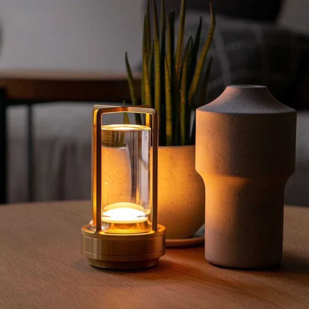 Wireless Cylinder LED Lamp with Touch Control