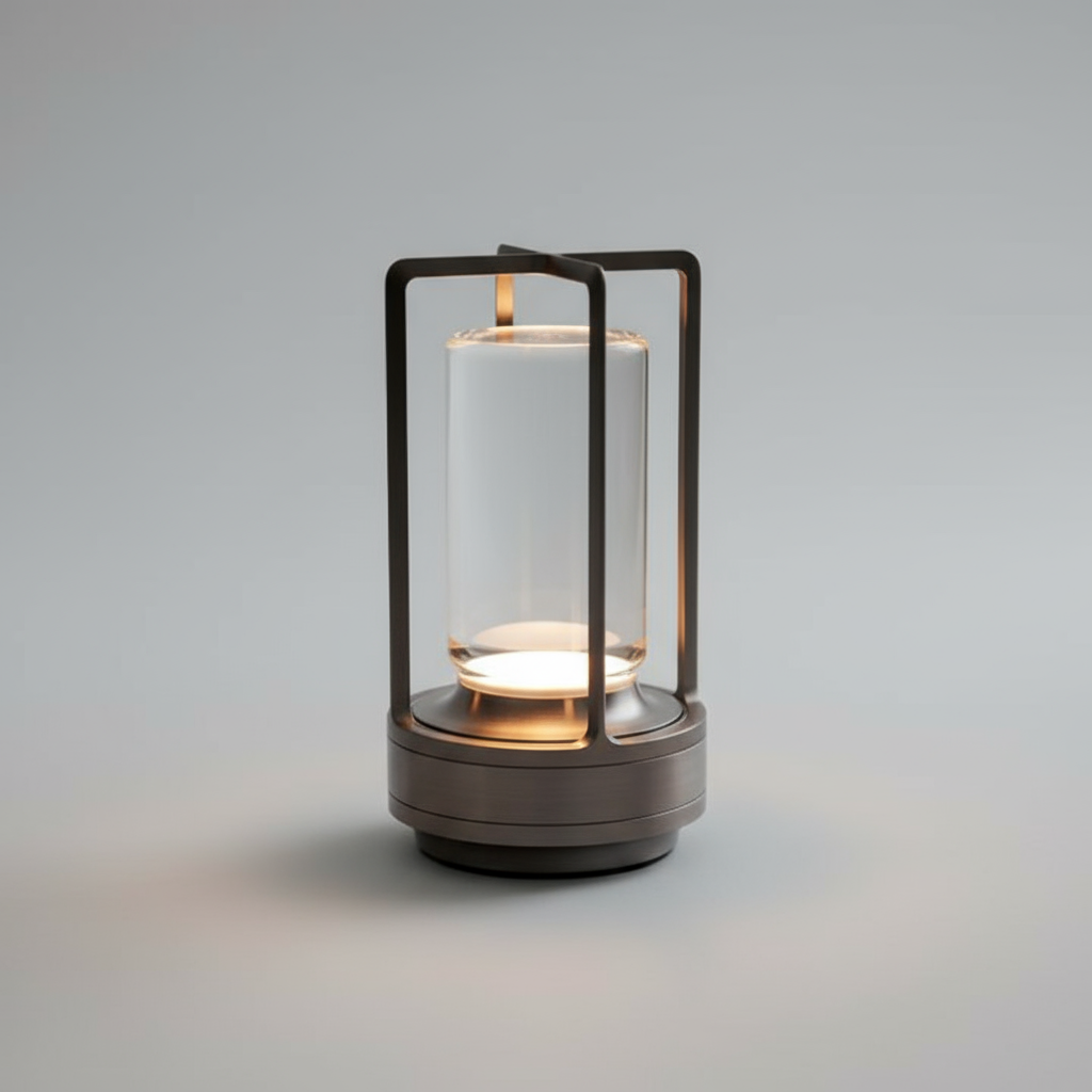 Wireless Cylinder LED Lamp with Touch Control