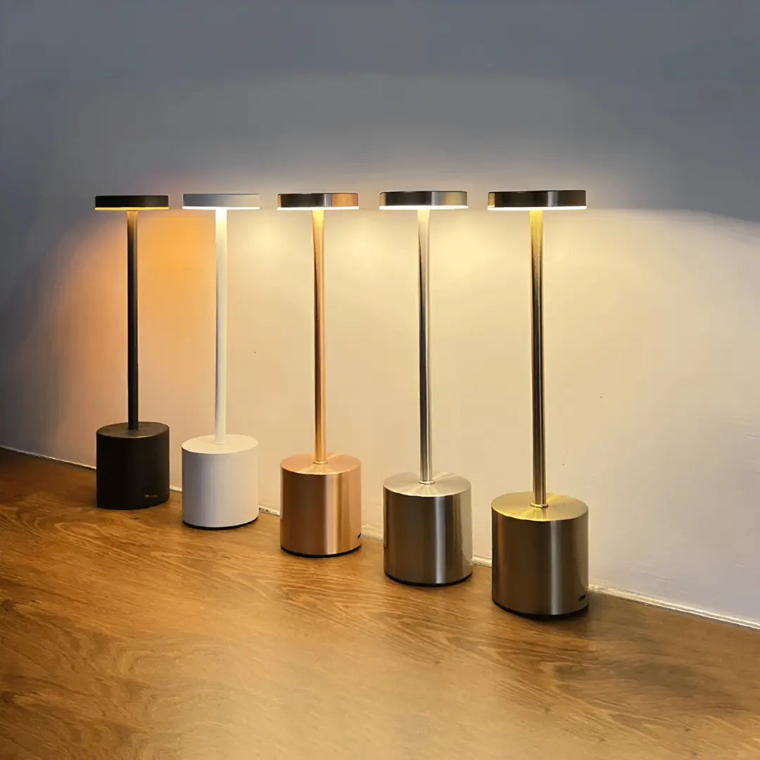 Rechargeable LED Table Lamp with Touch Dimmer