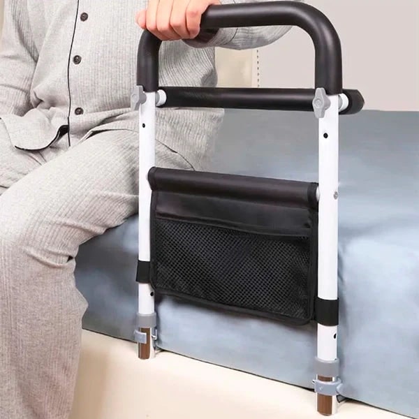 Adjustable Bed Rail Holder With Storage Bag For Kids - Image 1