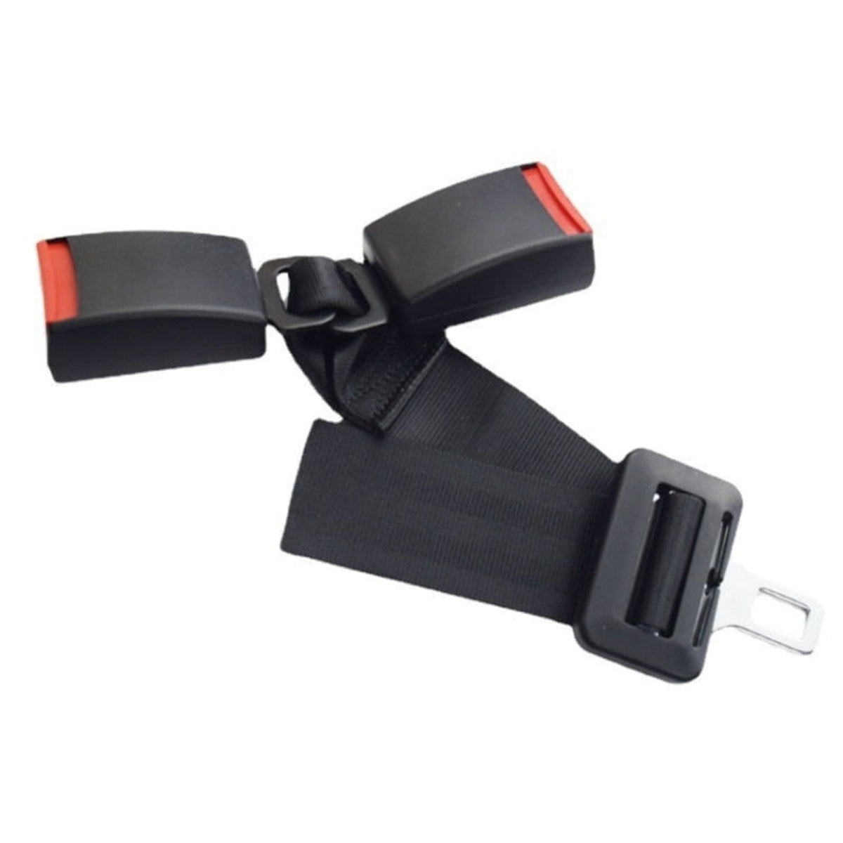Adjustable Seat Belt Extender With Two Extension Belts For Rear Passengers - Image 2