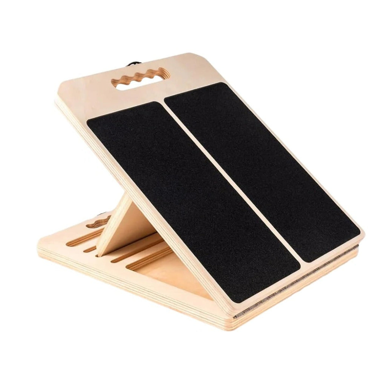 Adjustable Wooden Slant Board For Stretching With Five Locked Incline Settings - Image 1
