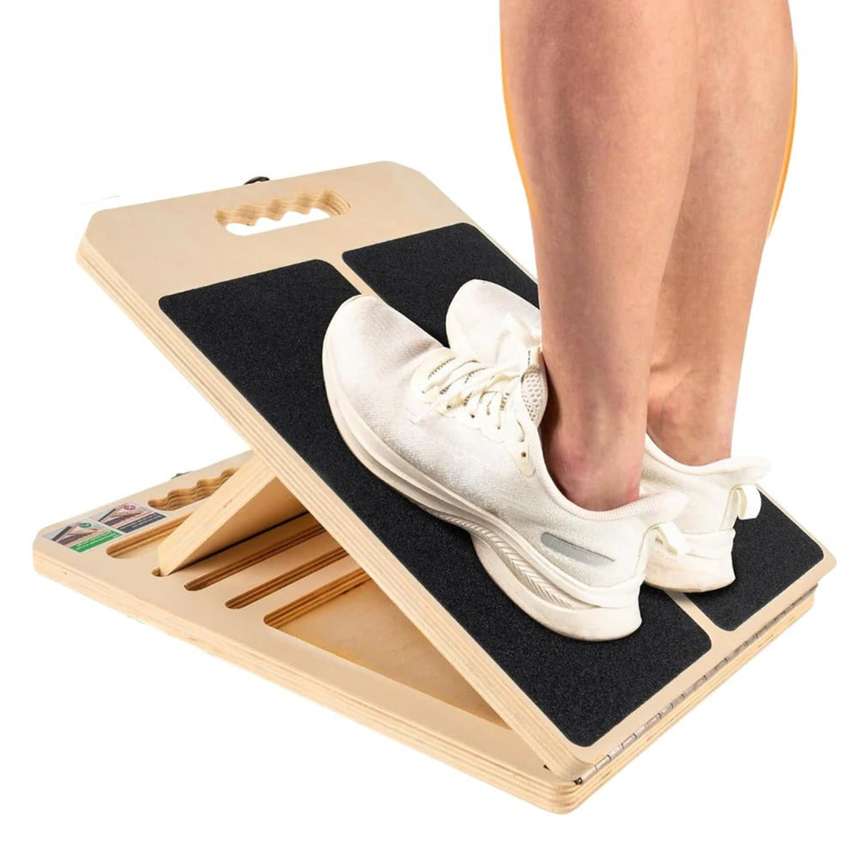 Adjustable Wooden Slant Board For Stretching With Five Locked Incline Settings - Image 3