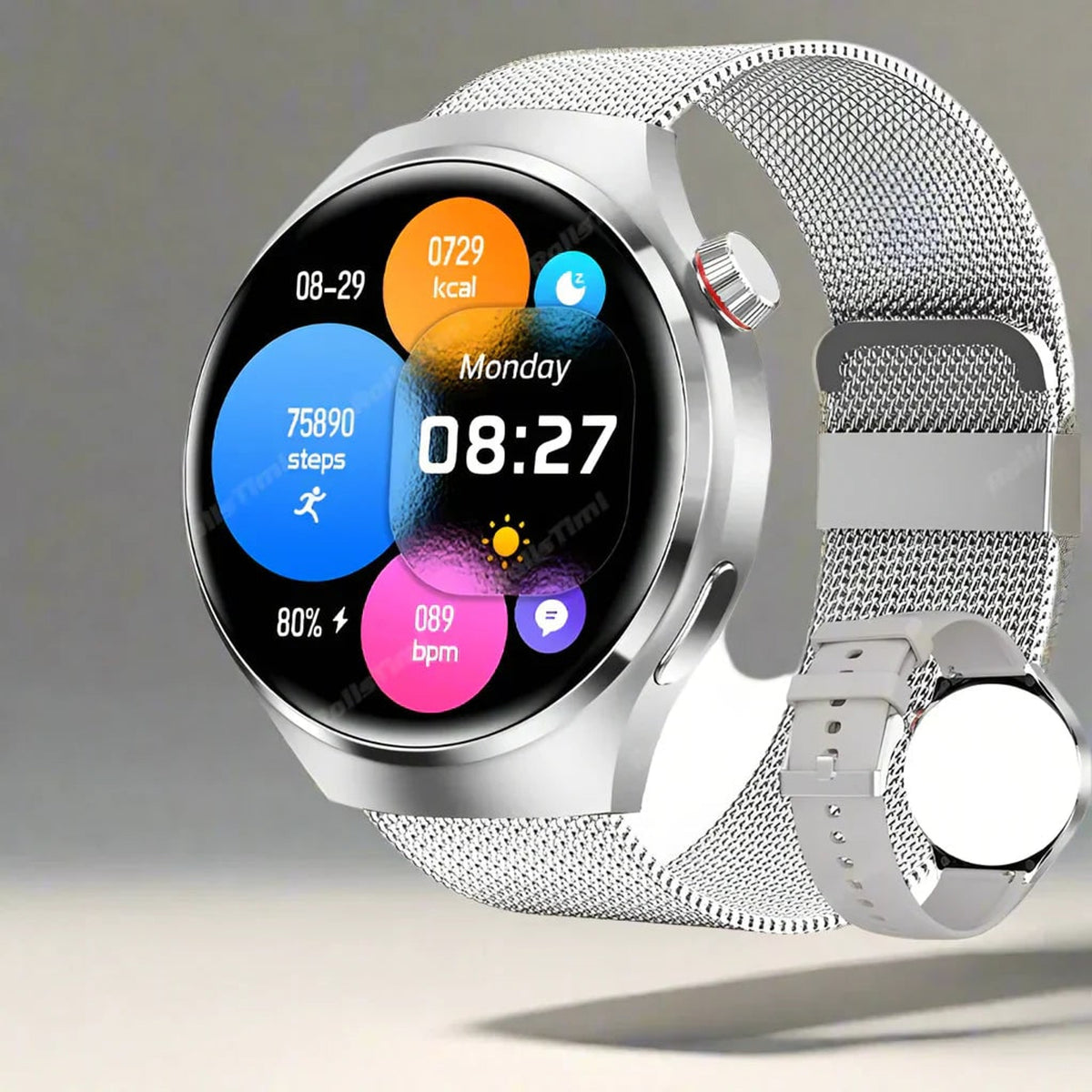 Ares Pro 2024 Smartwatch With NFC GPS Health Monitor And Bluetooth Calling - Image 8