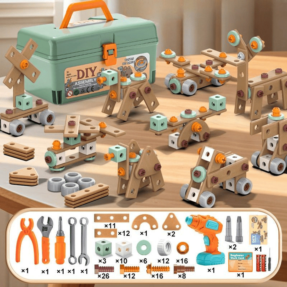 Buildmaster Creative Tool Set For Kids Ages 3 - Image 4