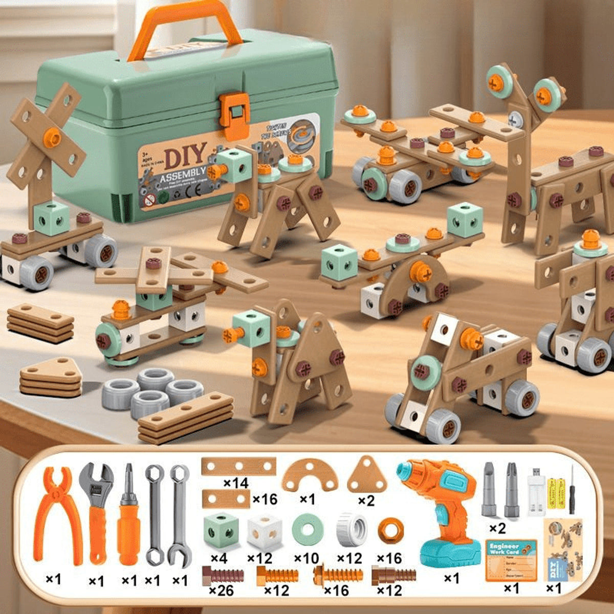 Buildmaster Creative Tool Set For Kids Ages 3 - Image 6
