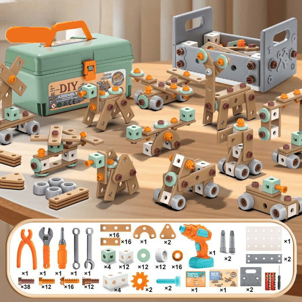 Buildmaster Creative Tool Set For Kids Ages 3 - Image 7