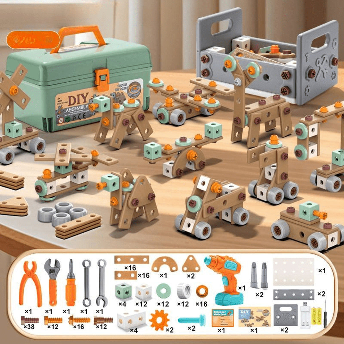 Buildmaster Creative Tool Set For Kids Ages 3 - Image 8