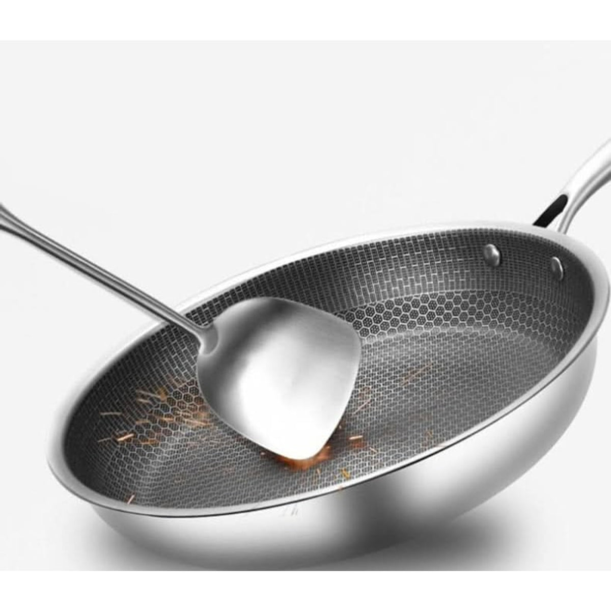 Chefcraft Stainless Steel Non Stick Frying Pan For Effortless Cooking With Cool-Touch Grip - Image 6