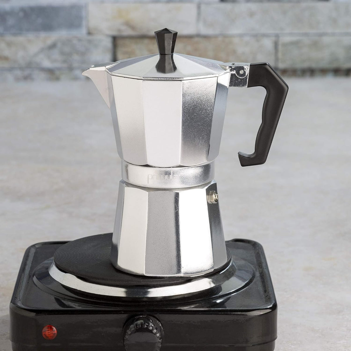 Classic Stovetop Espresso Maker Moka Pot For Italian And Cuban Café Brewing - Image 4