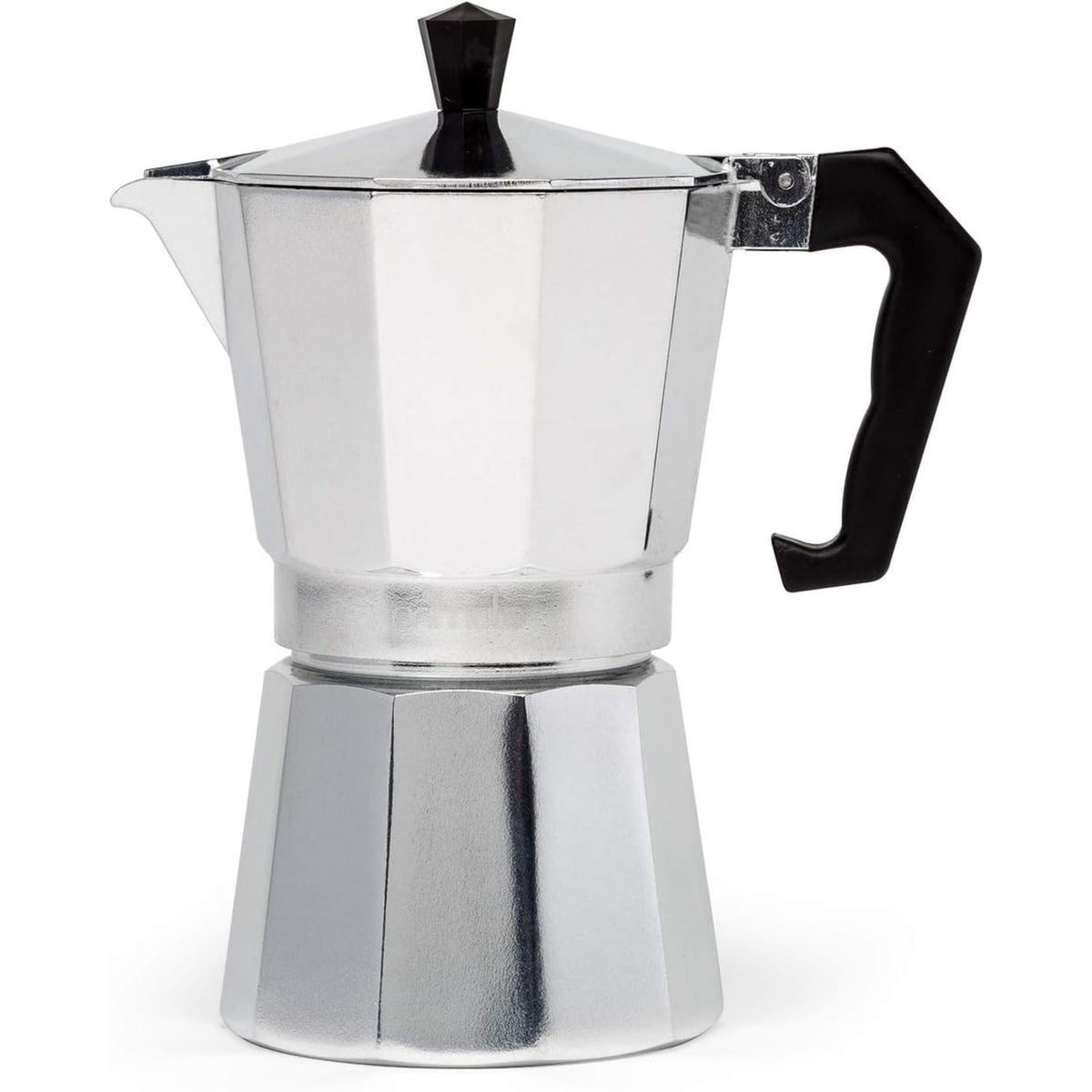 Classic Stovetop Espresso Maker Moka Pot For Italian And Cuban Café Brewing - Image 1