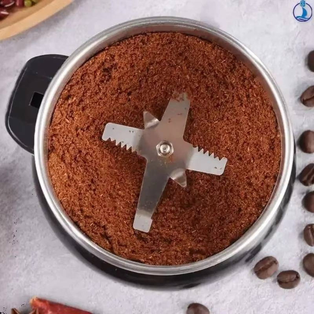 Coffee Beans Grinder With 400W Motor Six Precision Blades And Compact Design - Image 2