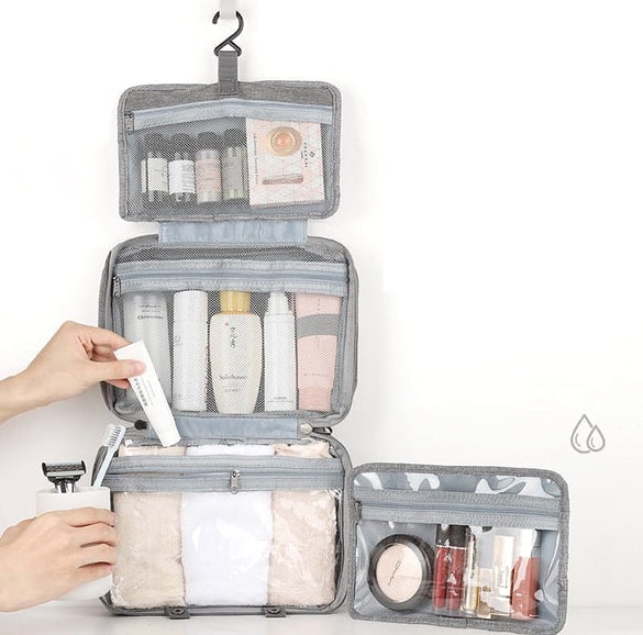 Compact Cosmetic Organizer With 4 Compartments For Travel And Everyday Storage - Image 9