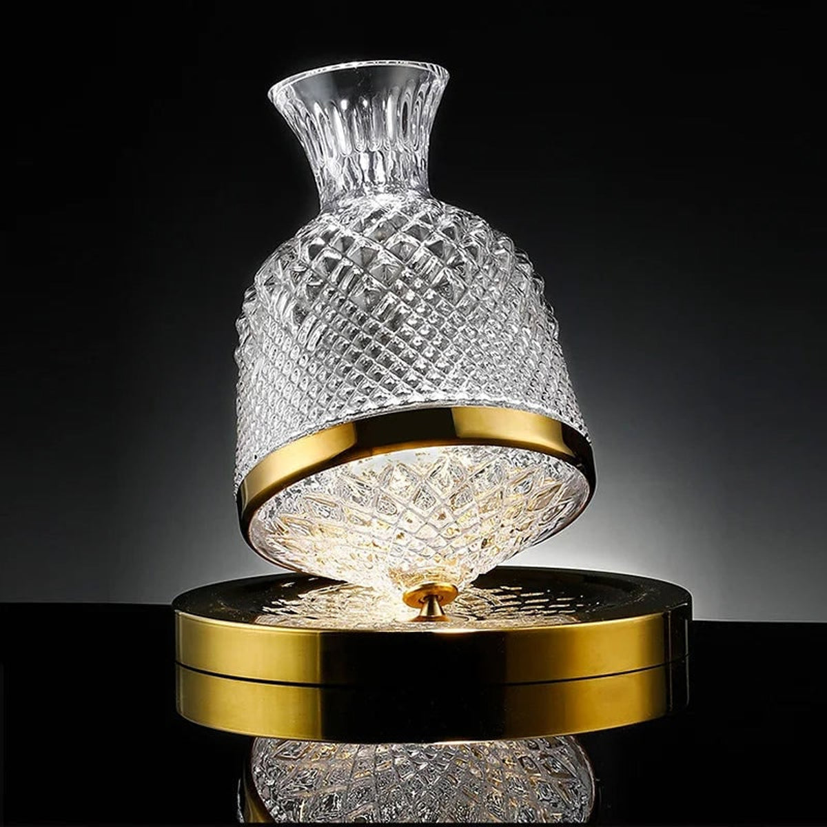 Crystal 360 Rotating Wine Decanter - Image 6