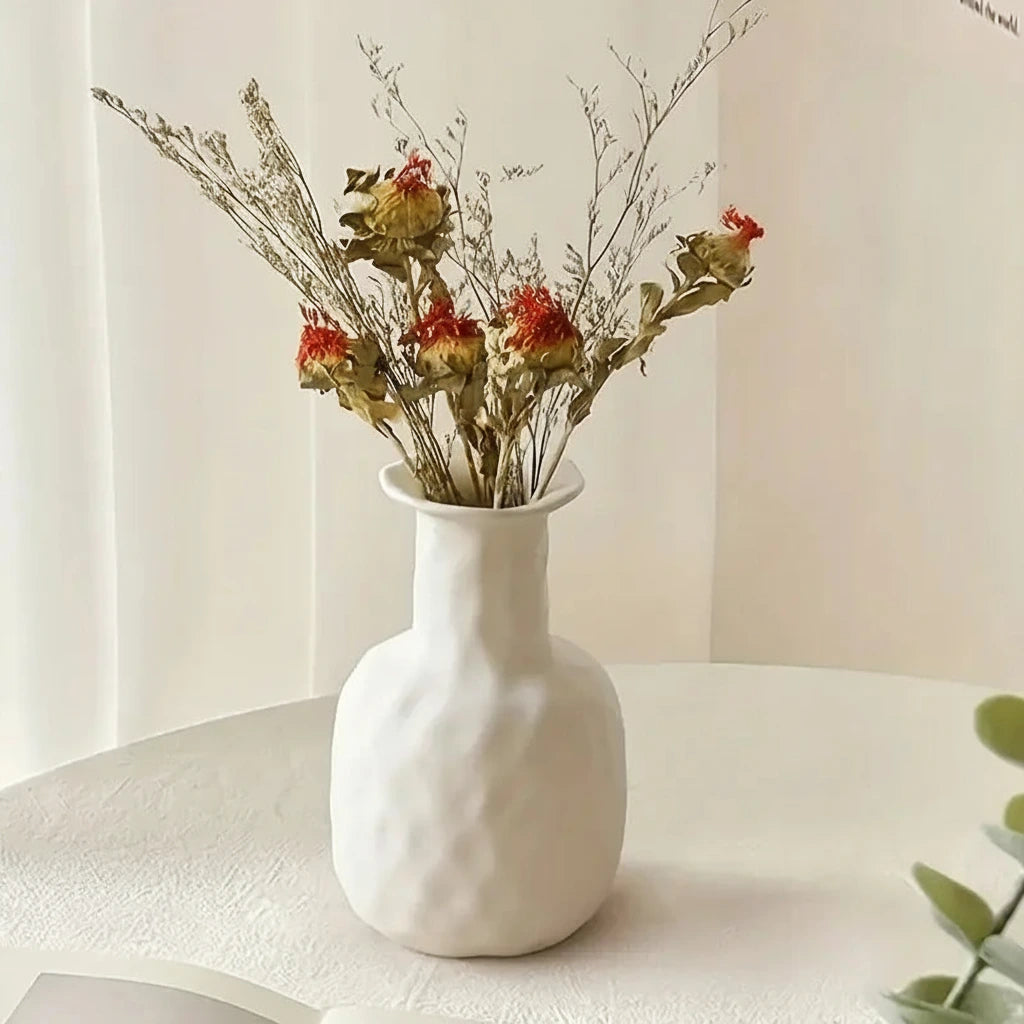 Minimalist Ceramic Vase with Sculptural Form