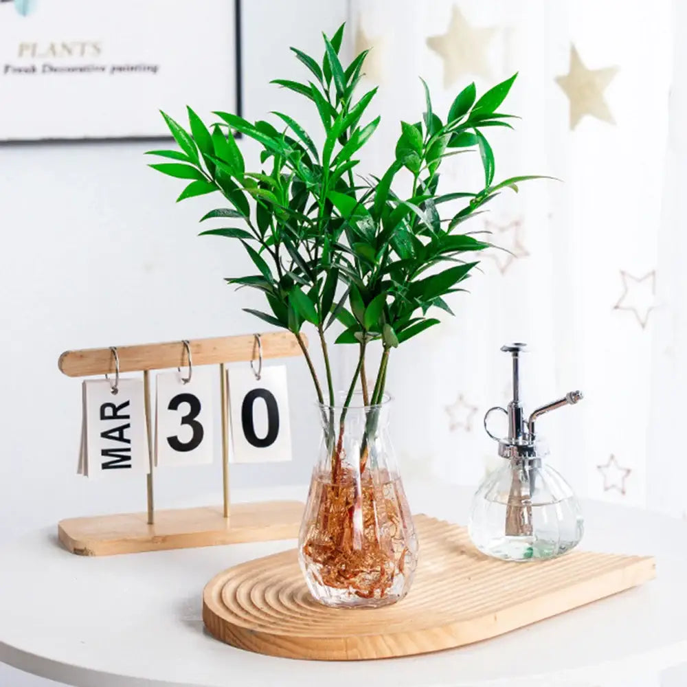 Modern Decorative Vase with Colorful Glass Style