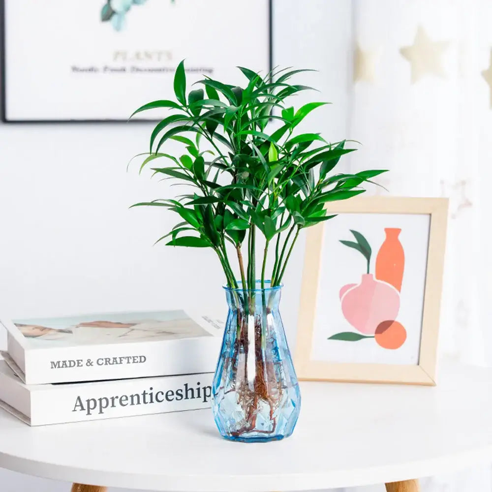 Modern Decorative Vase with Colorful Glass Style