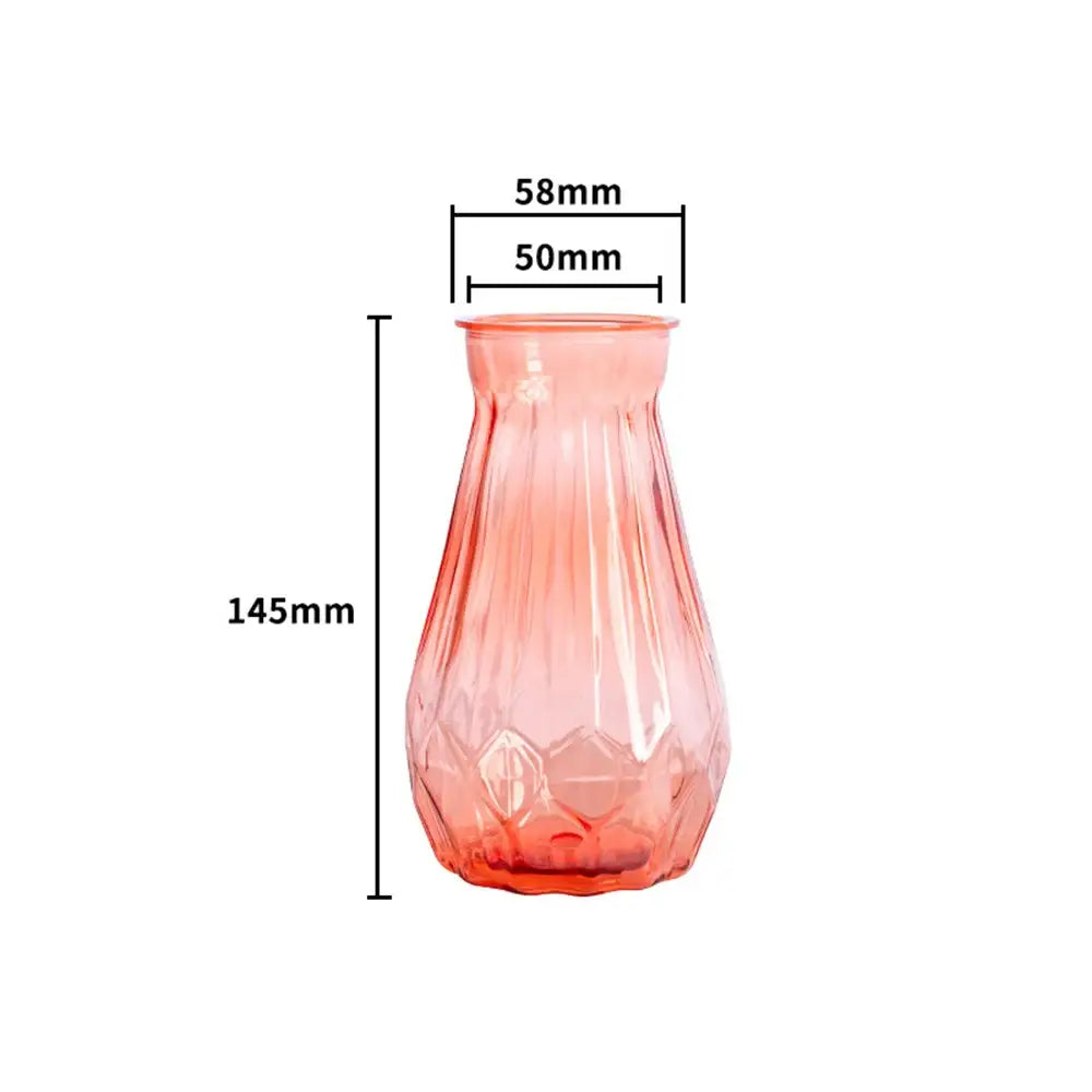 Modern Decorative Vase with Colorful Glass Style